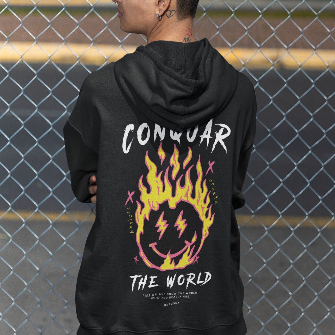 CONQUER - Hoodie Unfussy Fashion