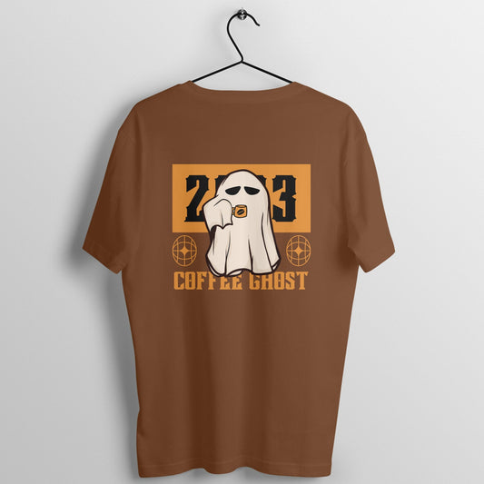 Coffee With Ghost Brown Tee Unfussy Fashion