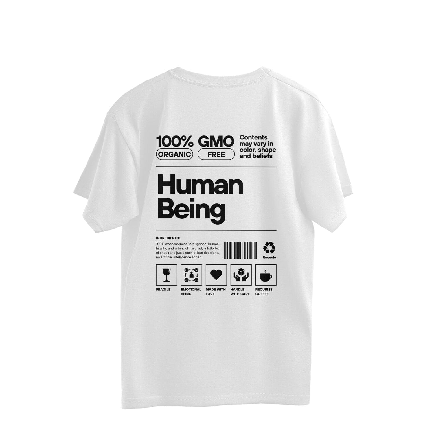 Human Being Calm Oversize Tee Unfussy Fashion