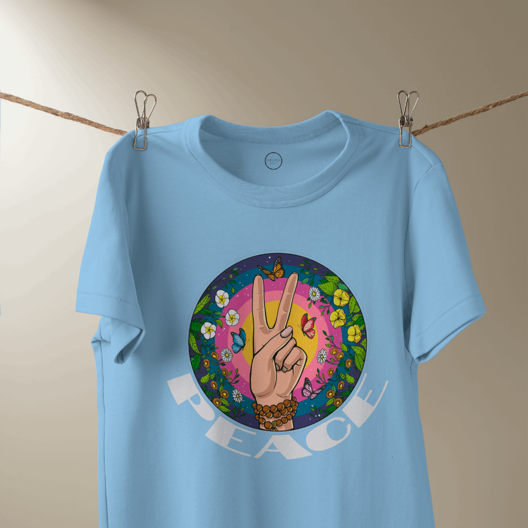 Peace - Oversized T-shirt Unfussy Fashion